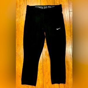 Nike dri fit leggings jogging workout pants women Small EXCELLENT CONDITION